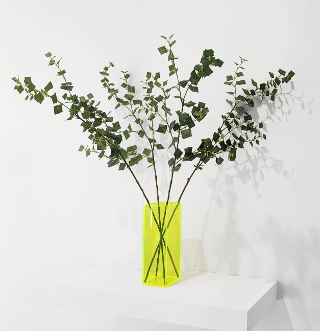 Jane Benson, Faux Faux (Florescent Yellow), 2022