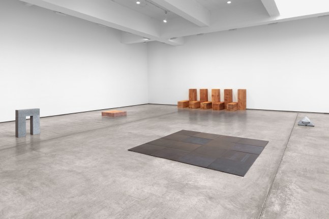 Installation view, Carl Andre, Paula Cooper Gallery, 521 W 21st Street