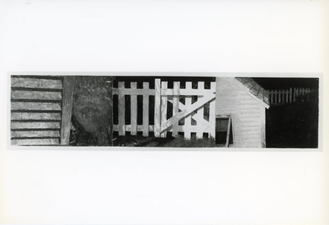 Jennifer Bartlett &quot;Old House Lane #21&quot; 1986 Pastel on 3 sheets of paper 30&quot; x 132&quot;