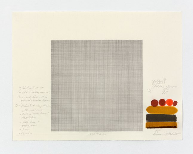 Dan Walsh Cycle Drawing A (XI), 2013 pencil and acrylic on Japanese Kozo paper 20 x 26 3/8 in. (50.8 x 67 cm)