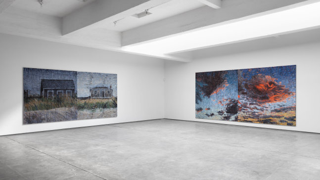 Installation view, Jennifer Bartlett, March 26 – April 23, 2016