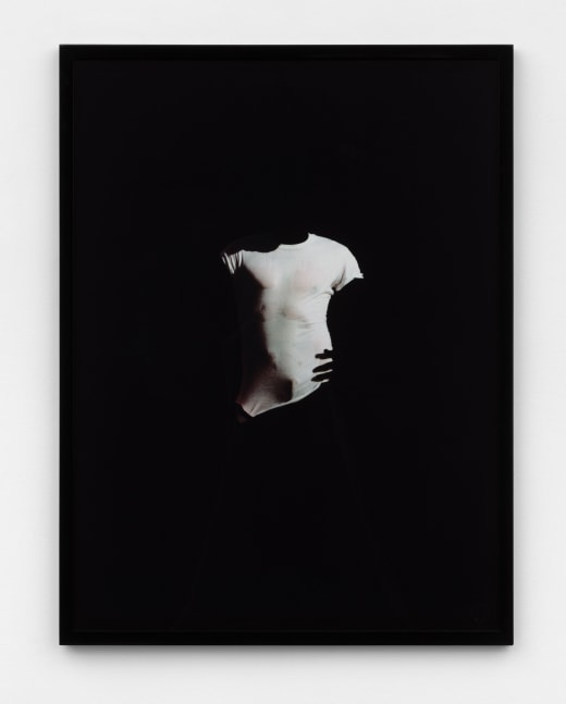 Sarah Charlesworth
White T-Shirt, 1983
cibachrome with lacquered wood frame
42 x 32 in. (81.3 x 106.7 cm)
 