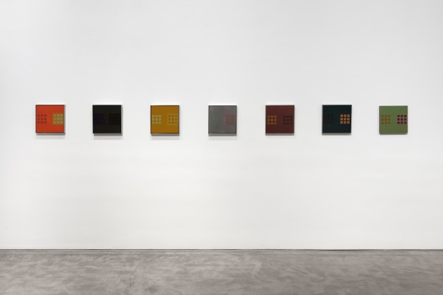 Installation view, John Chamberlain & Donald Judd, November 2 – December 14, 2019