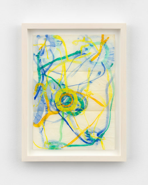 Atsuko Tanaka Untitled, 1964 watercolor and gouache on paper 11 5/8 x 8 3/16 in. (29.5 x 20.8 cm) frame: 13 3/4 x 10 1/2 x 1 1/2 in. (34.9 x 26.7 x 3.8 cm)