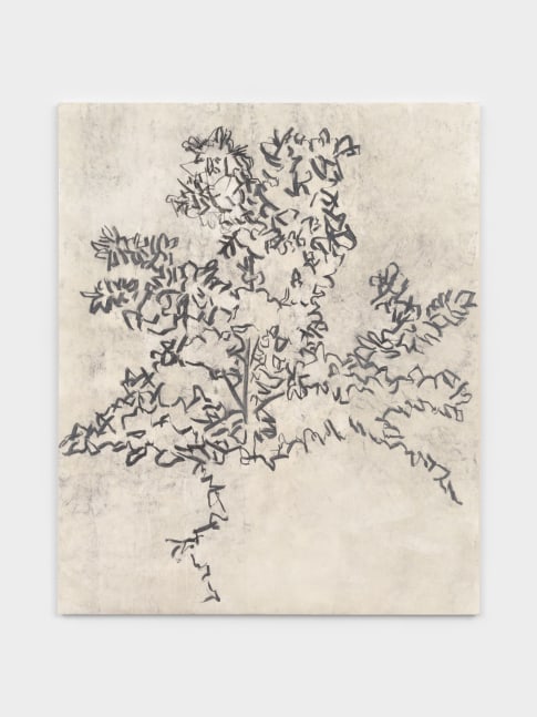 Beatrice Caracciolo The Blind (trees) 20, 2023 mixed media on paper 70 x 57 in. (178 x 145 cm)