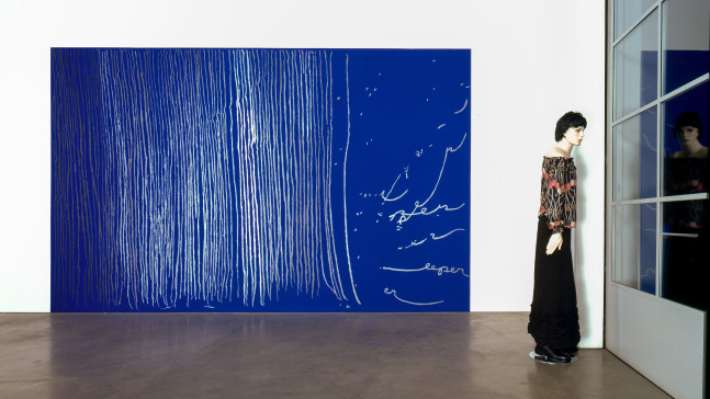 Installation view, From the Observatory, Paula Cooper Gallery, 534 W 21st Street, New York. March 16 - April 20, 2002. Photo: Tom Powel.