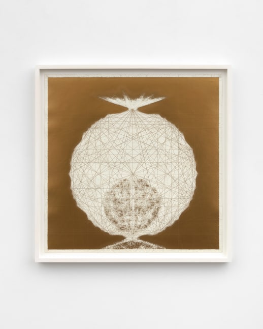 Dan Walsh
Gold XVl, 2015
incised and sanded metallic paper
paper: 27 5/8 x 27 5/8 in. (70.2 x 70.2 cm)
frame: 30 1/4 x 30 1/4 in. (76.8 x 76.8 cm)
titled, signed and dated verso