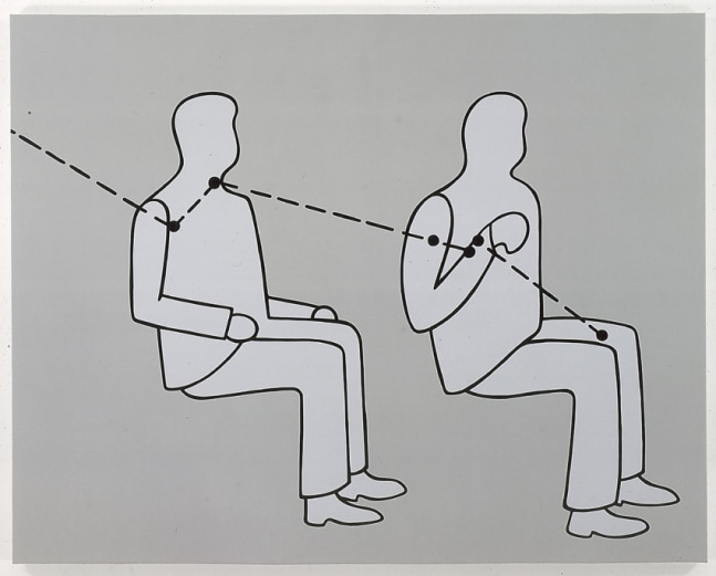 Wayne Gonzales &quot;Magic Bullet Theory&quot; 2001 Acrylic on canvas 60 x 76 in.