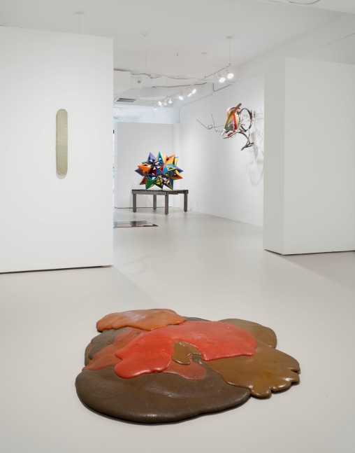 Installation view, Carl Andre, Lynda Benglis, Frank Stella, December 17, 2022 - January 22, 2023, 243A Worth Avenue, Palm Beach