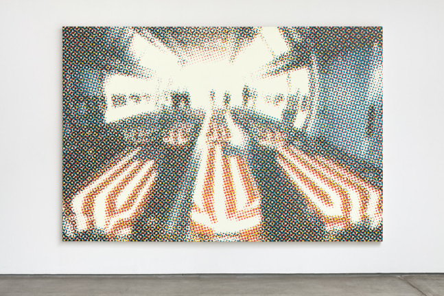 Wayne Gonzales "Untitled" 2007 Acrylic on canvas 84 x 126 in.