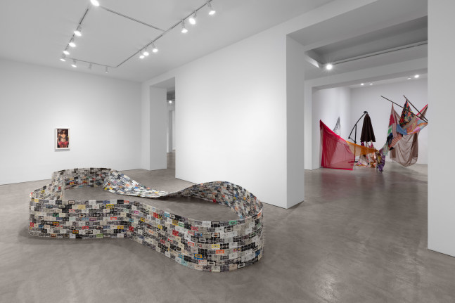 Installation view, Stitched, January 14 – February 19, 2022 15
