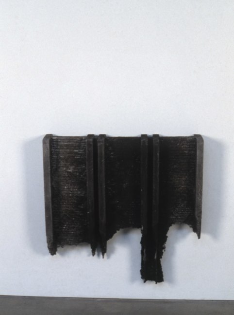 Rudolf Stingel "Untitled" 1998 Cast aluminum 23 3/4" x 23 1/2" x 4"