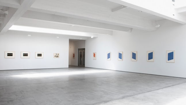 Installation view, Woodcut Prints, Paula Cooper Gallery, 521 W 21st Street, New York. May 2 - May 31, 2008. © Judd Foundation / Artists Rights Society (ARS), New York.