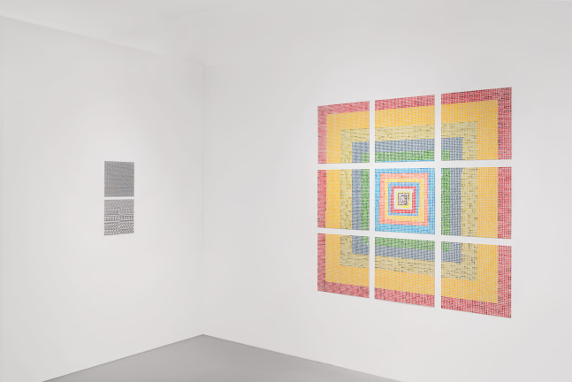 Installation view, Jennifer Bartlett, Grids & Dots, January 16 – February 7, 2021