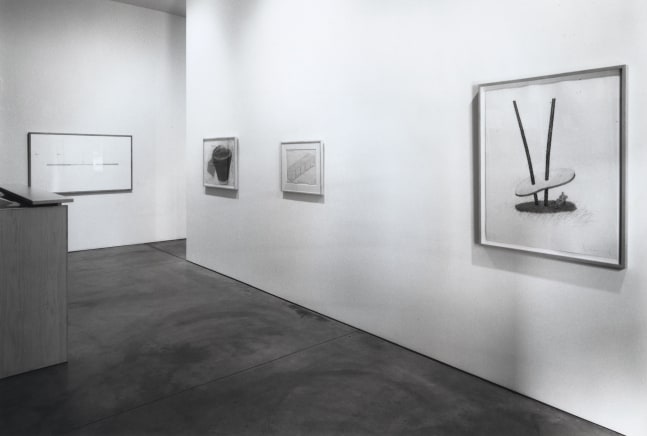 Installation view, Sculpture and Drawings, Paula Cooper Gallery, 534 W 21st Street, New York, July 30 - August 28, 1998. Photo: Adam Reich.