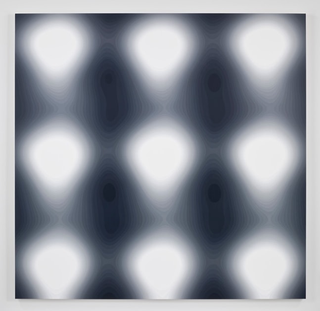 Wayne Gonzales "Untitled" 2009 Acrylic on canvas 84 x 84 in.