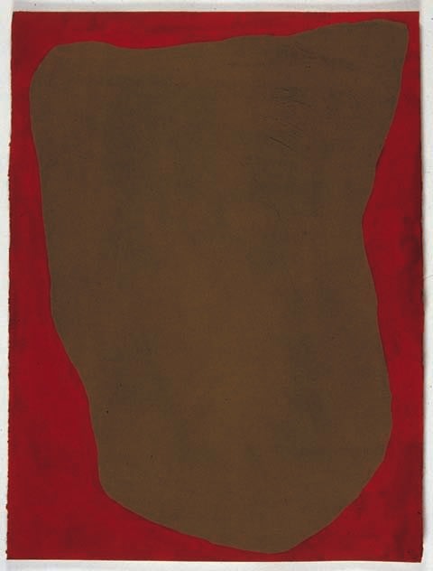 Sol LeWitt "Irregular Form" 1997 Gouache on paper 30 x 22 1/2 in.