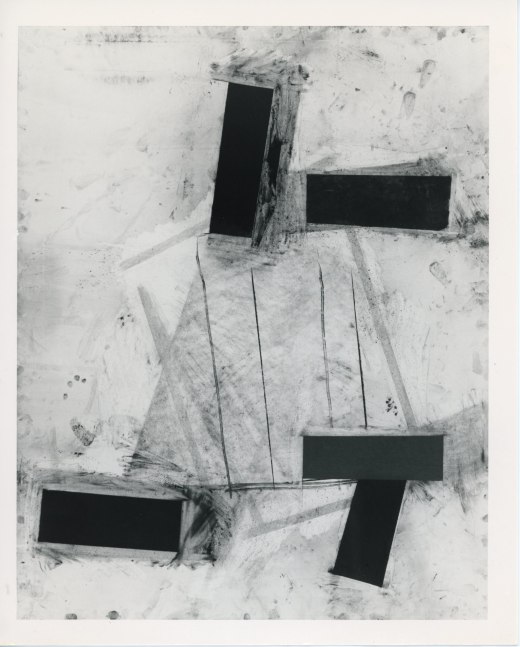 Joel Shapiro &quot;Untitled&quot; 1986 Charcoal and chalk on paper 60 1/2&quot; x 48&quot;