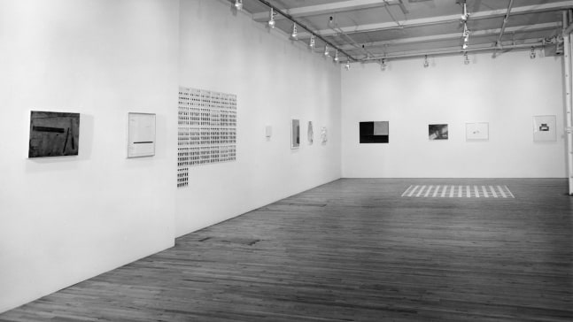 Installation view, Group Show, Paula Cooper Gallery, 155 Wooster Street, New York, June, 1974. Photo: Geoffrey Clements.