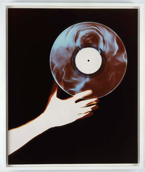 Christian Marclay "Untitled" 2004 Photogram on c-print paper, mounted on cintra board 23 3/4 x 19 3/4 in.