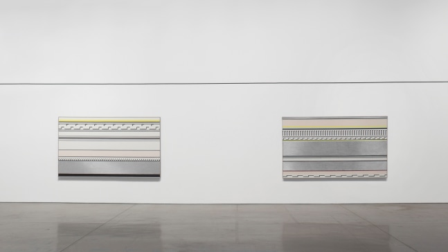 Installation view, Roy Lichtenstein: Entablatures, September 17 – November 12, 2011