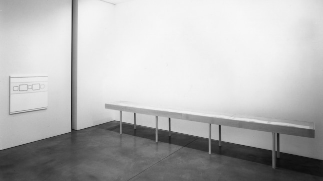 Installation view, New Work, Paula Cooper Gallery, 534 W 21st Street, New York. March 28 - April 25, 1998. © Dan Walsh. Courtesy Paula Cooper Gallery, New York. Photo: Alan Reich.