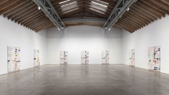 Installation view, Kelley Walker, March 3 – April 18, 2015