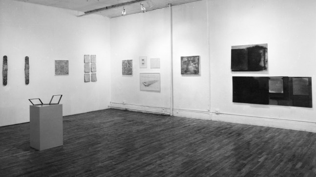 Installation view, Drawing Exhibition, December 1 1970 - January 31 1971, Paula Cooper Gallery, 96-100 Prince Street, New York. Photo: Walter Russell.