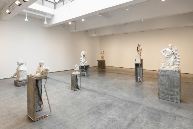 Installation view, Justin Matherly, A recrudescence, April 22 – May 26, 2017