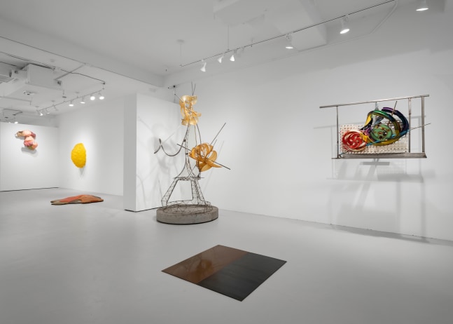 Installation view, Carl Andre, Lynda Benglis, Frank Stella, December 17, 2022 - January 22, 2023, 243A Worth Avenue, Palm Beach