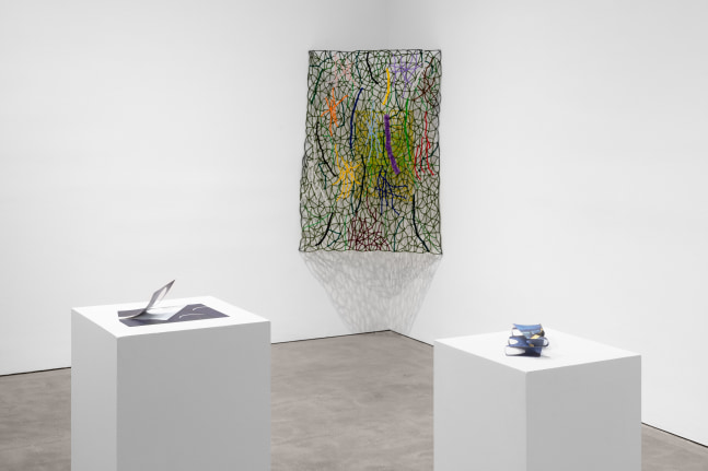 Installation view, Stitched, January 14 – February 19, 2022 11