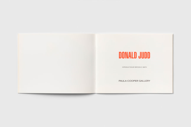 Donald Judd 1