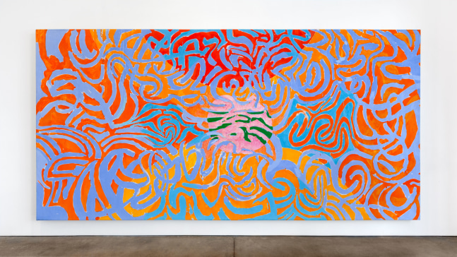 Mark di Suvero Origins, 1978-1982 acrylic on canvas 94 1/2 x 191 in (240 x 485.1 cm)