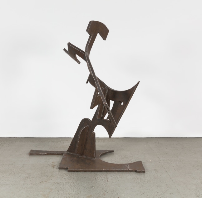 Mark di Suvero, Untitled, 2021 stee,l 63 x 55 x 46 in. (160 x 139.7 x 116.8 cm)