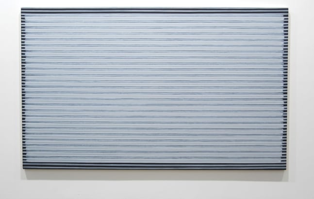 Dan Walsh "Gray Field" 2008 Acrylic on canvas 55 x 90 in.
