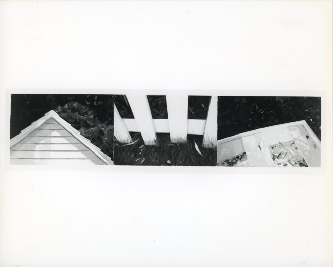 Jennifer Bartlett &quot;Old House Lane#28&quot; 1986-87 Pastel on 3 sheets of paper 30&quot; x 132&quot;