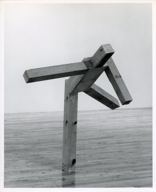 Joel Shapiro &quot;Untitled&quot; 1980 Wood 52 7/8&quot; x 64&quot; x 45 1/2&quot;