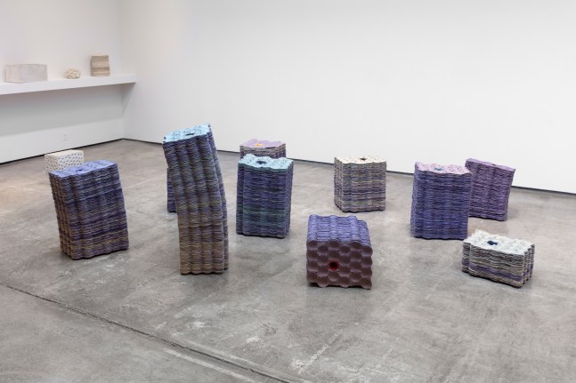 Installation view, Veronica Ryan, The Weather Inside, September 7 – October 19, 2019