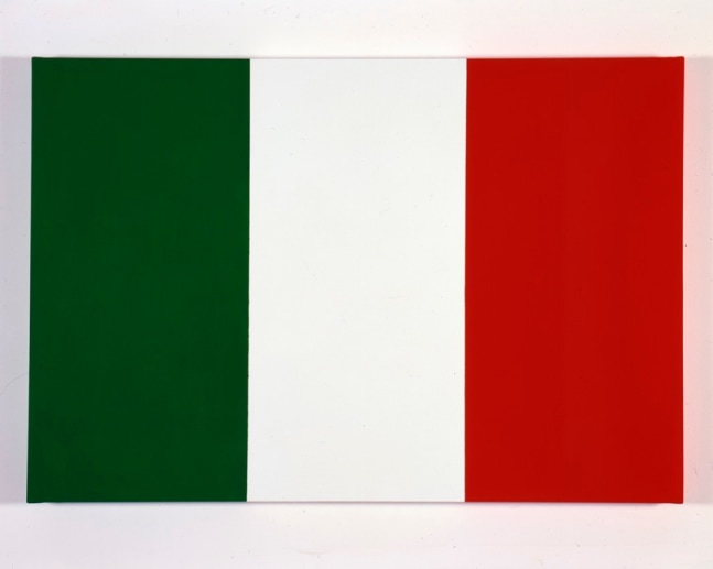 Jonathan Borofsky &quot;Italy&quot; 1987 Acrylic on canvas 30&quot; x 45&quot;