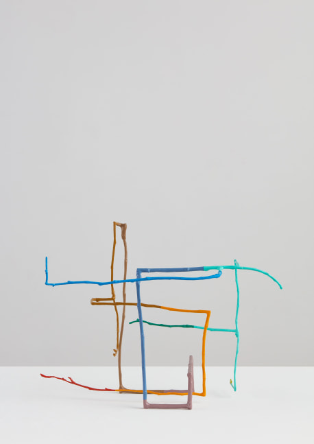 Evan Holloway Change in Temperature, 2016 bronze, oil, enamel 15 3/4 x 21 1/2 x 13 1/4 in. (40 x 54.6 x 33.7 cm)