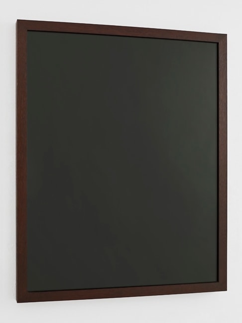 Sherrie Levine "Black Mirror: 1" 2004 Mirroried glass, wood 20 x 16 in.