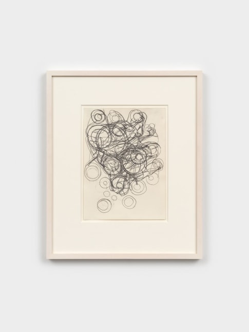 Atsuko Tanaka &quot;Untitled&quot; 1980 Pencil on paper 10 3/4 x 7 7/8 in.