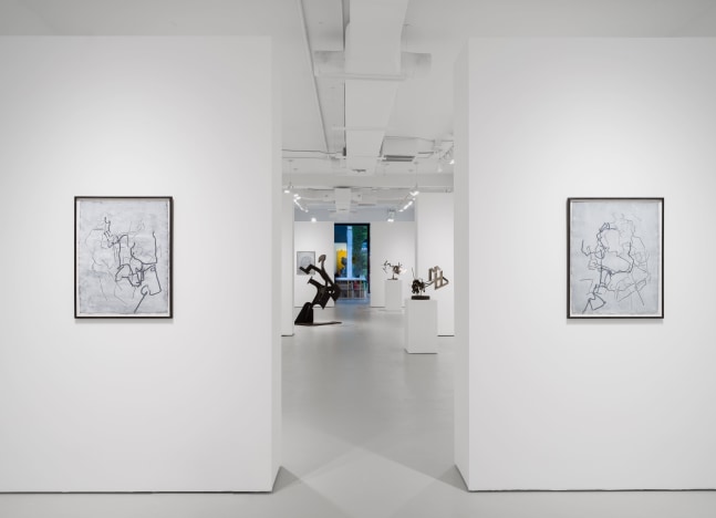 Installation view, Beatrice Caracciolo & Mark di Suvero, April 14 – May 21, 2022, 243A Worth Ave, Palm Beach