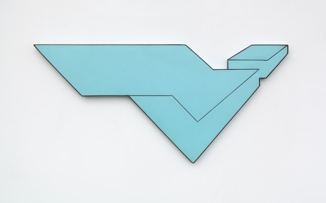 Douglas Huebler Untitled Wall Piece, May 1967 Formica on particleboard 20 1/2 x 9 5/8 x 3/4 in. (52.1 x 24.4 x 1.9 cm)