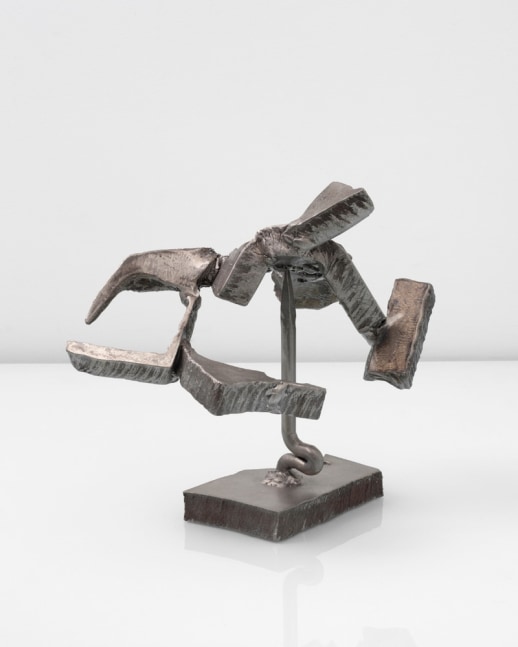 Mark di Suvero "Brokof" 2007 Titanium 10 x 13 x 11 in.