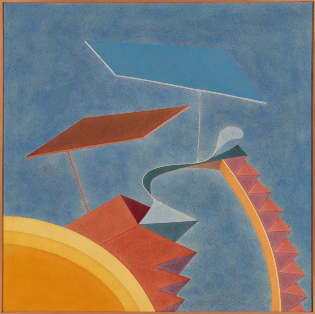 Leonard Contino Fragile Mist, 1989 acrylic on canvas 42 x 42 in. (106.7 x 106.7 cm)