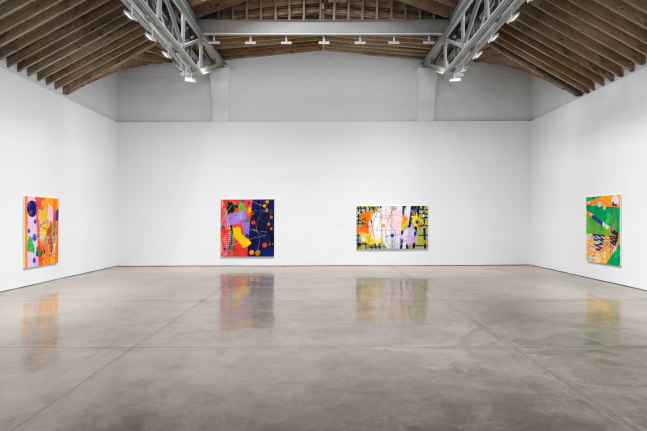 Installation view, Cynthia Hawkins: Maps Necessary for a Walk in 4D,  Paula Cooper Gallery, New York, March 27 – May 3, 2025. © Cynthia Hawkins. Courtesy of the artist, Paula Cooper Gallery, New York, and STARS, Los Angeles Photo: Steven Probert