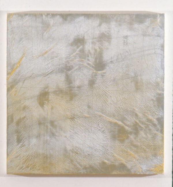 Rudolf Stingel &quot;Untitled&quot; 1993 Oil an enamel on canvas 60&quot; x 60&quot;