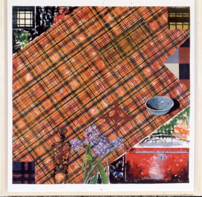 Jennifer Bartlett &quot;Elements: 6 Fire&quot; 1990 Pastel on paper 31 1/2&quot; x 21 1/2&quot;