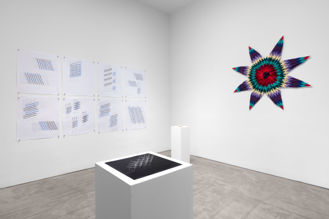 Installation view, Stitched, January 14 – February 19, 2022 18